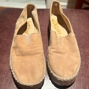 Sam Edelman suede espadrille slip on